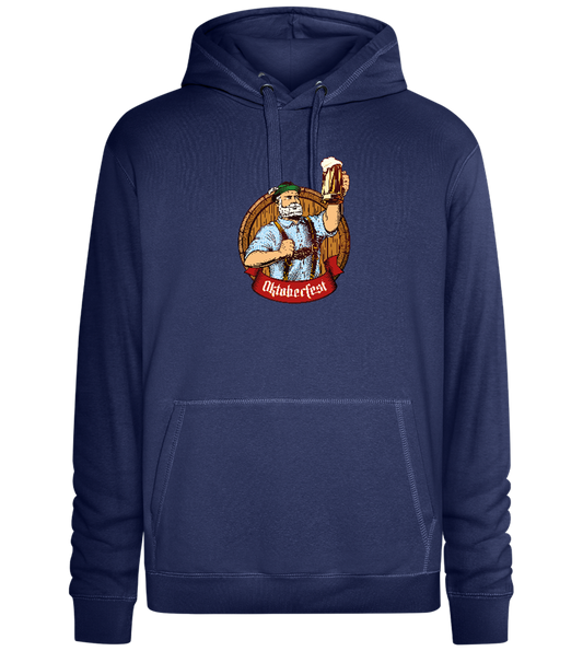 Oktoberfest Man Design - Premium unisex hoodie_DENIM CHINA_front