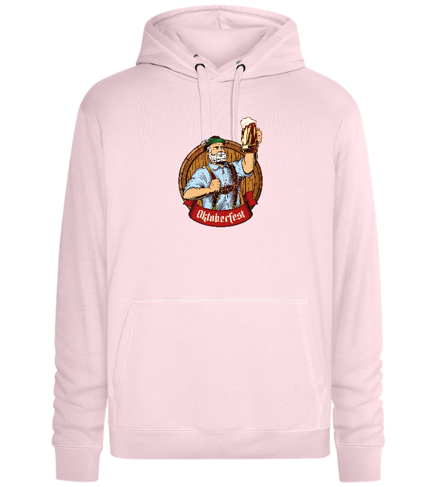 Oktoberfest Man Design - Premium unisex hoodie_LIGHT PEACH ROSE_front