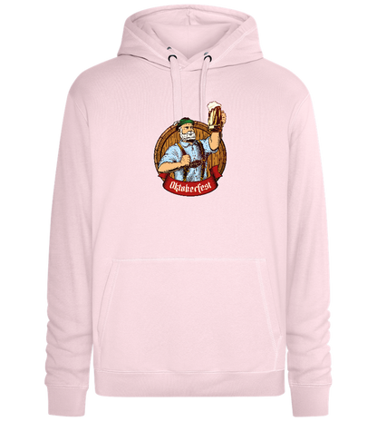 Oktoberfest Man Design - Premium unisex hoodie_LIGHT PEACH ROSE_front