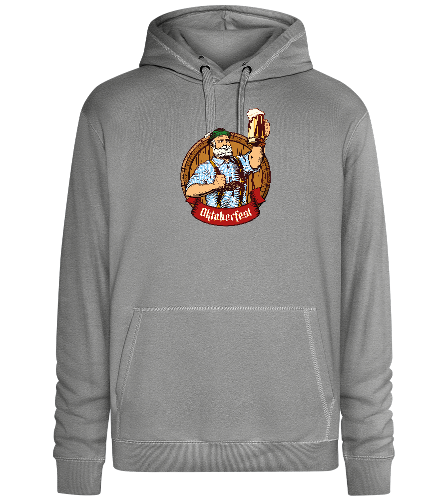 Oktoberfest Man Design - Premium unisex hoodie_ORION GREY II_front