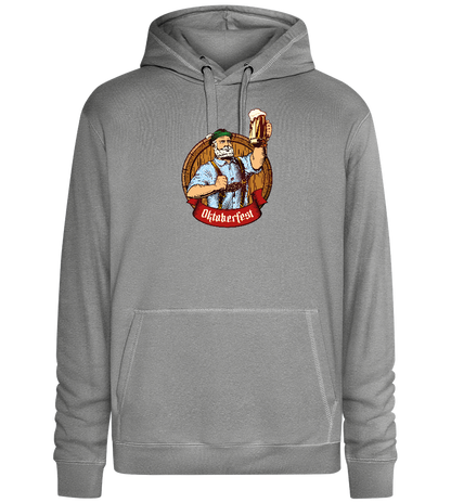 Oktoberfest Man Design - Premium unisex hoodie_ORION GREY II_front