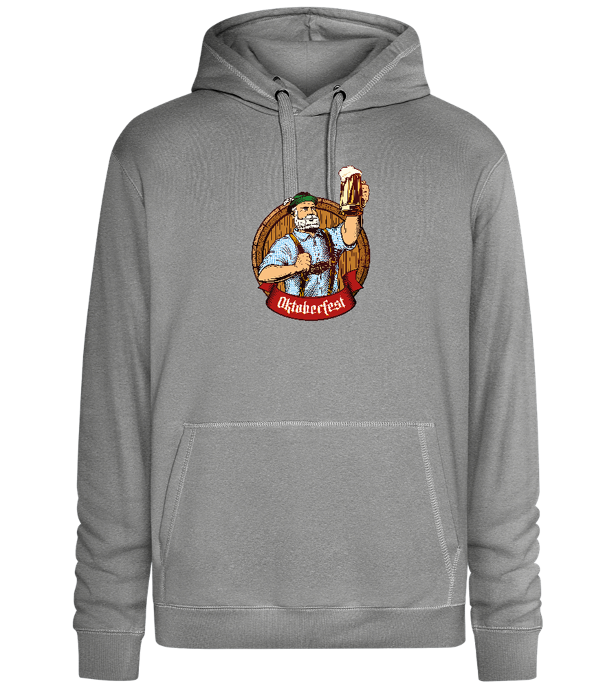 Oktoberfest Man Design - Premium unisex hoodie_ORION GREY II_front