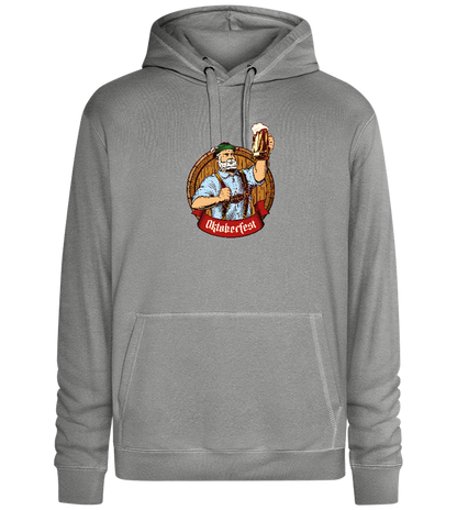 Oktoberfest Man Design - Premium unisex hoodie_ORION GREY II_front