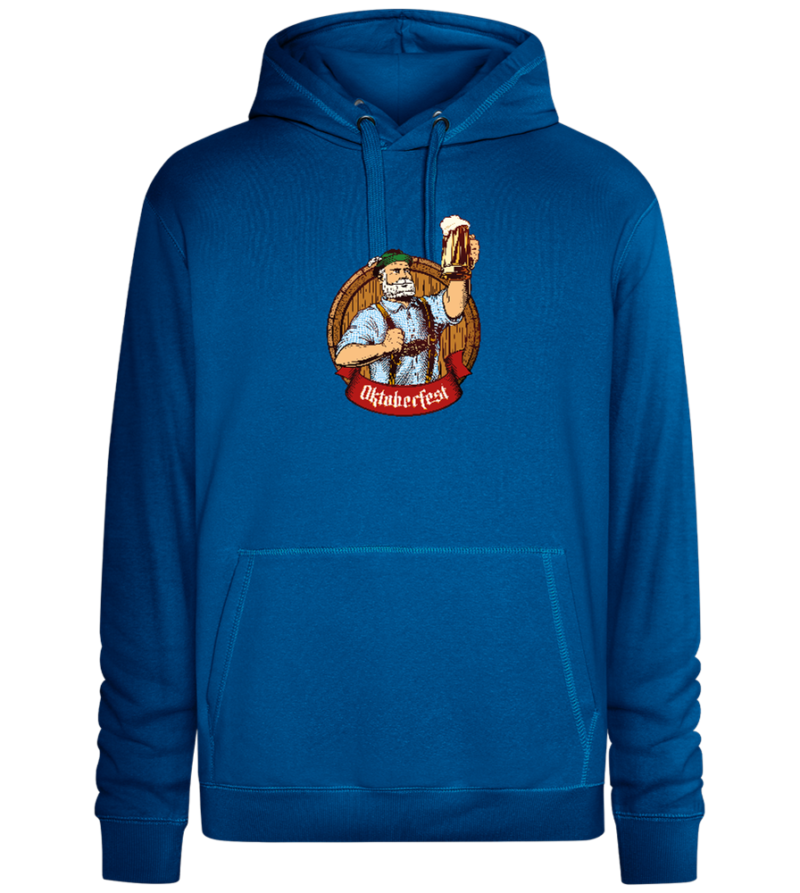 Oktoberfest Man Design - Premium unisex hoodie_ROYAL_front