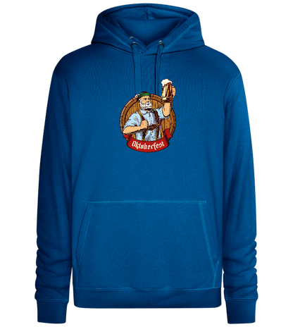 Oktoberfest Man Design - Premium unisex hoodie_ROYAL_front