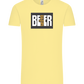 Beer Best Friend Design - Comfort Unisex T-Shirt_AMARELO CLARO_front