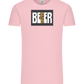 Beer Best Friend Design - Comfort Unisex T-Shirt_CANDY PINK_front