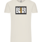 Beer Best Friend Design - Comfort Unisex T-Shirt_ECRU_front