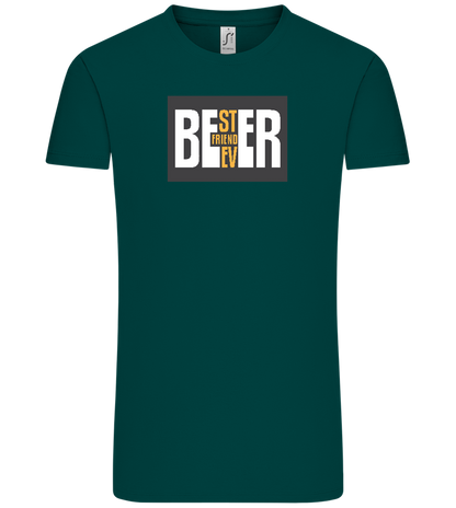 Beer Best Friend Design - Comfort Unisex T-Shirt_GREEN EMPIRE_front