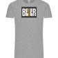 Beer Best Friend Design - Comfort Unisex T-Shirt_ORION GREY_front