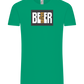 Beer Best Friend Design - Comfort Unisex T-Shirt_SPRING GREEN_front