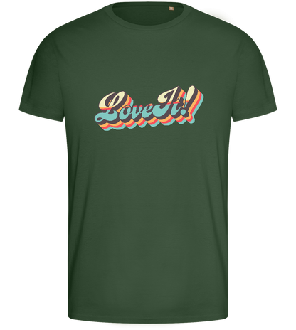 Love It! Design - Basic men's fitted t-shirt_GREEN BOTTLE_front