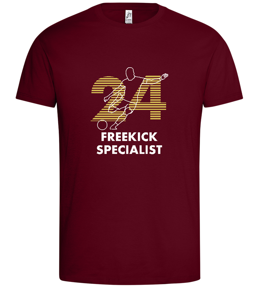 Freekick Specialist Design - Premium men's t-shirt_CHILE_front