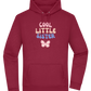 Cool Little Sister Butterfly Design - Premium Essential Unisex Hoodie_BORDEAUX_front