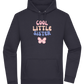 Cool Little Sister Butterfly Design - Premium Essential Unisex Hoodie_FRENCH NAVY_front