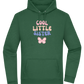 Cool Little Sister Butterfly Design - Premium Essential Unisex Hoodie_GREEN BOTTLE_front