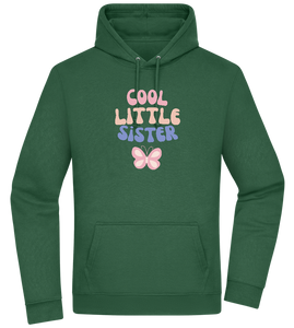 Cool Little Sister Butterfly Design - Premium Essential Unisex Hoodie