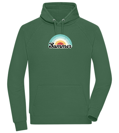 Summer Rainbow Design - Comfort unisex hoodie_GREEN BOTTLE_front