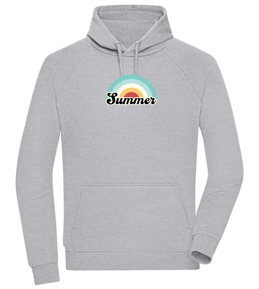 Summer Rainbow Design - Comfort unisex hoodie_ORION GREY II_front