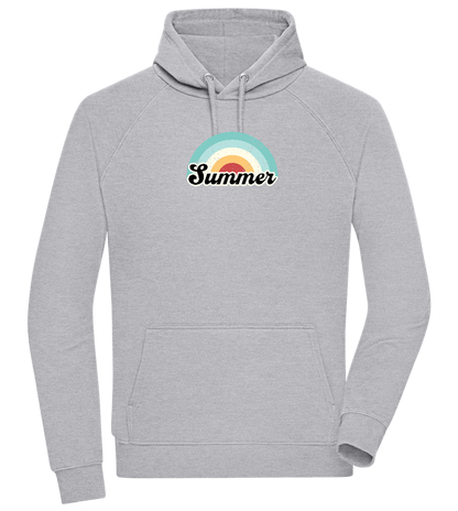 Summer Rainbow Design - Comfort unisex hoodie_ORION GREY II_front