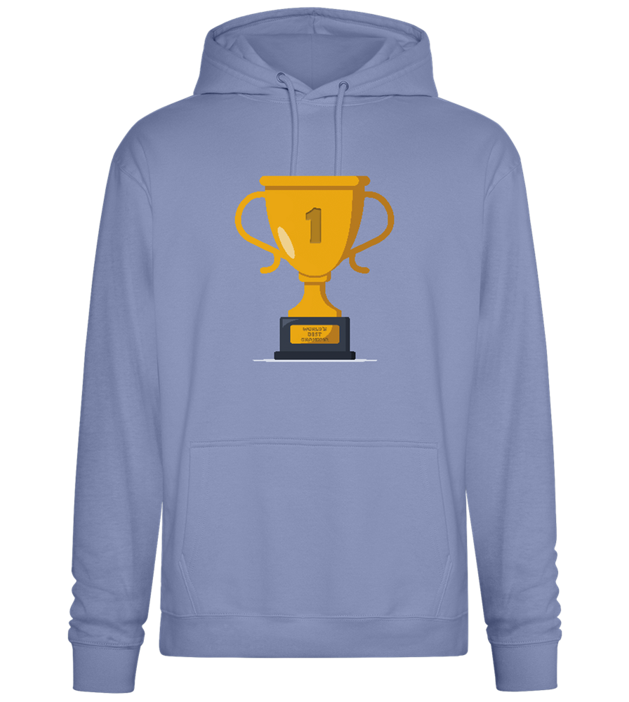 #1 Grandma Design - Premium Essential Unisex Hoodie_BLUE_front