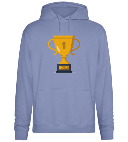 #1 Grandma Design - Premium Essential Unisex Hoodie_BLUE_front