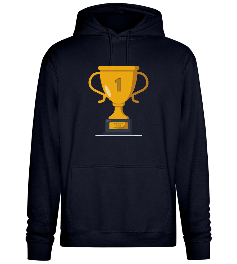 #1 Grandma Design - Premium Essential Unisex Hoodie_FRENCH NAVY_front