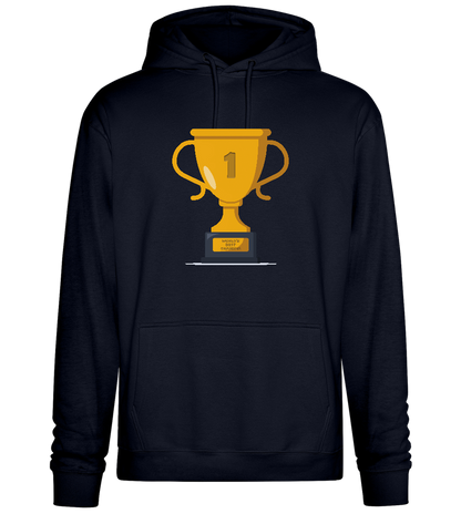 #1 Grandma Design - Premium Essential Unisex Hoodie_FRENCH NAVY_front