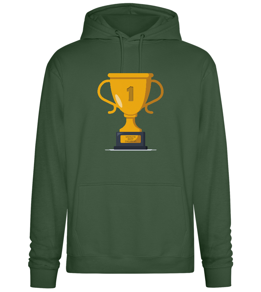 #1 Grandma Design - Premium Essential Unisex Hoodie_GREEN BOTTLE_front