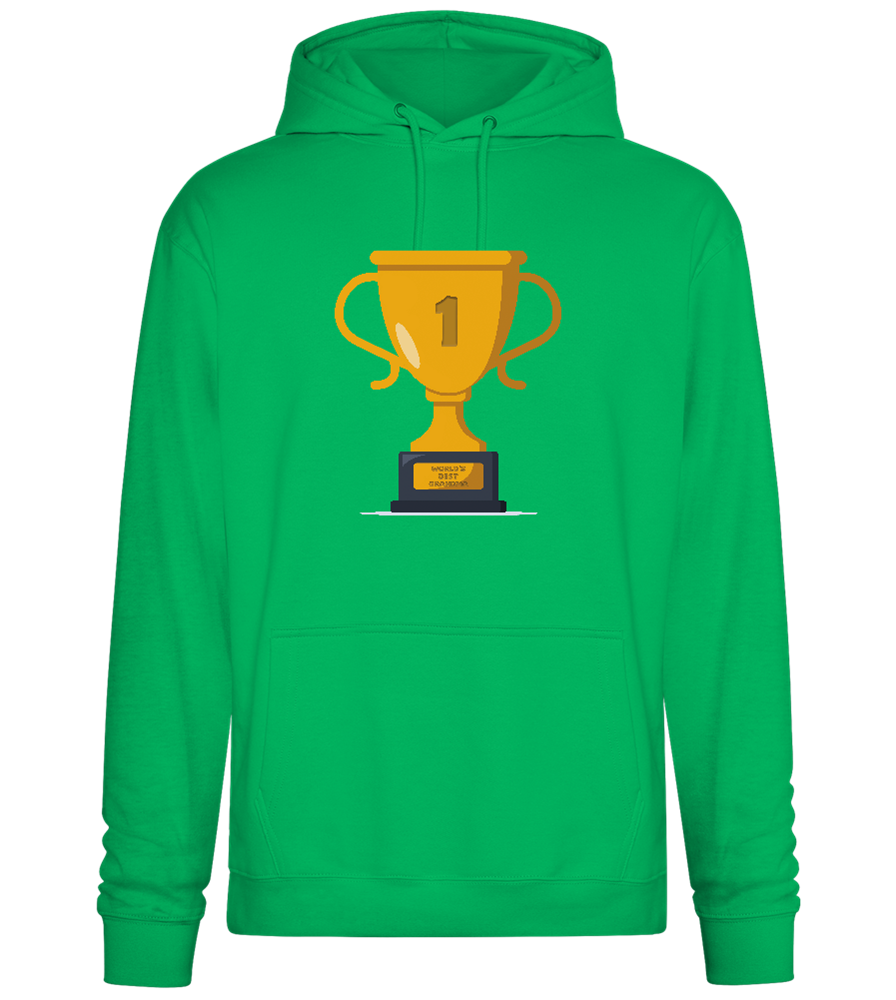 #1 Grandma Design - Premium Essential Unisex Hoodie_SPRING GREEN_front