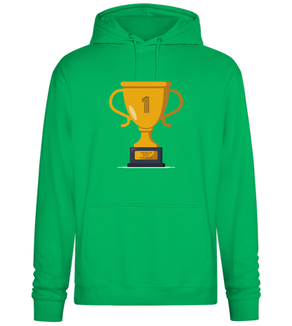 #1 Grandma Design - Premium Essential Unisex Hoodie_SPRING GREEN_front