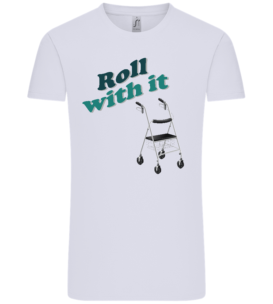 Roll With It Design - Comfort Unisex T-Shirt_LILAK_front