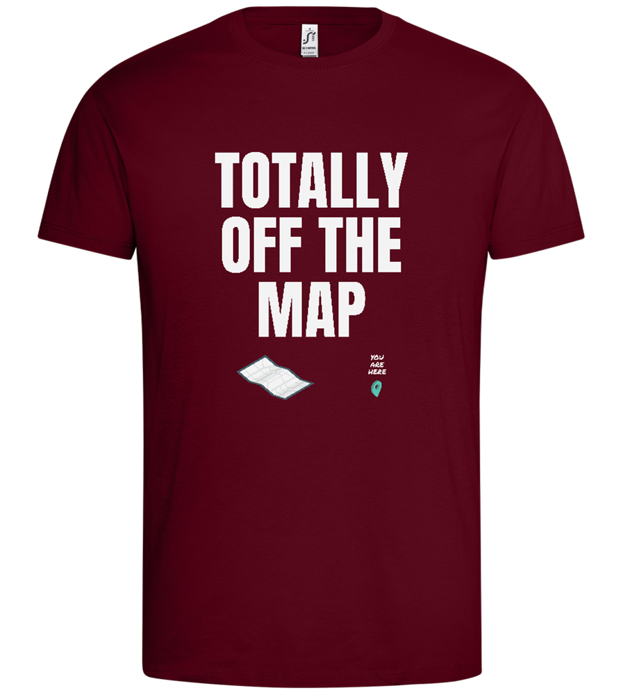 Off the Map Design - Premium men's t-shirt_CHILE_front