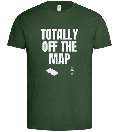 Off the Map Design - Premium men's t-shirt_GREEN BOTTLE_front