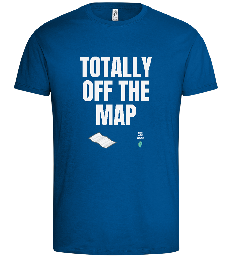 Off the Map Design - Premium men's t-shirt_ROYAL_front