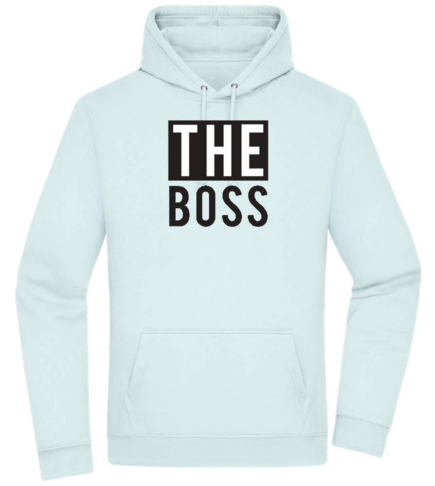 The Boss Design - Premium Essential Unisex Hoodie_ARCTIC BLUE_front