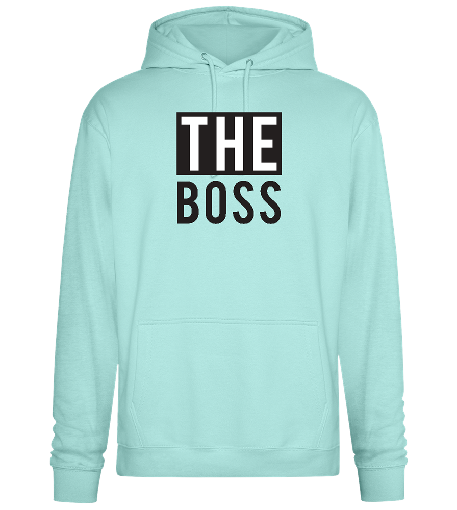 The Boss Design - Premium Essential Unisex Hoodie_ARCTIC BLUE_front