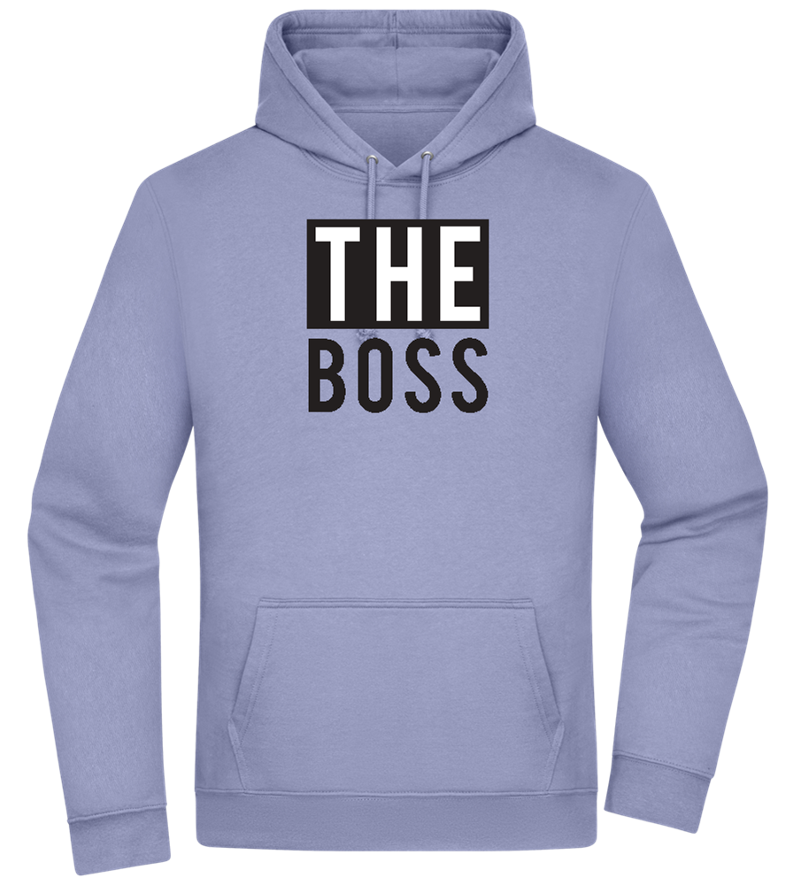 The Boss Design - Premium Essential Unisex Hoodie_BLUE_front