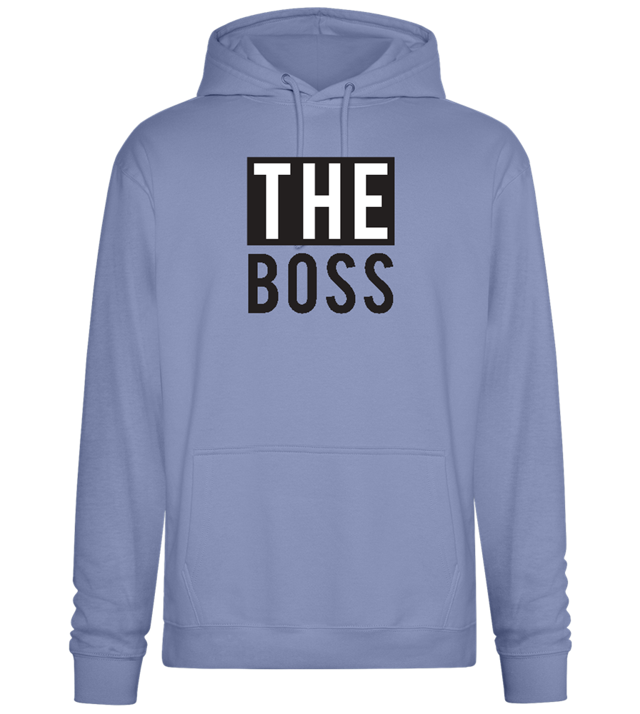 The Boss Design - Premium Essential Unisex Hoodie_BLUE_front