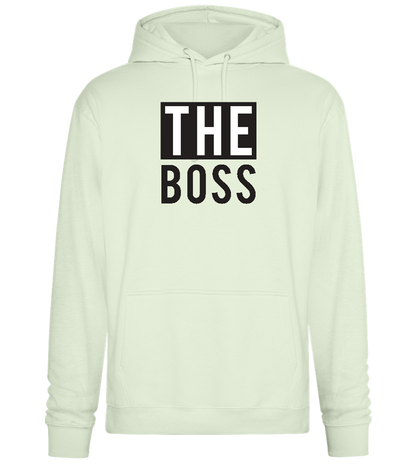 The Boss Design - Premium Essential Unisex Hoodie_CREAMY GREEN_front