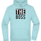 The Boss Design - Premium Essential Unisex Hoodie_POOL BLUE_front