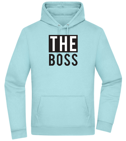The Boss Design - Premium Essential Unisex Hoodie_POOL BLUE_front