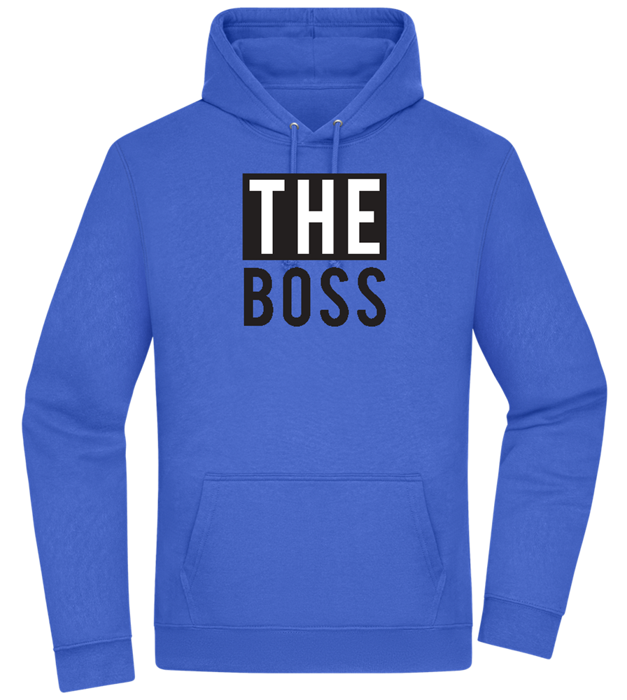 The Boss Design - Premium Essential Unisex Hoodie_ROYAL_front