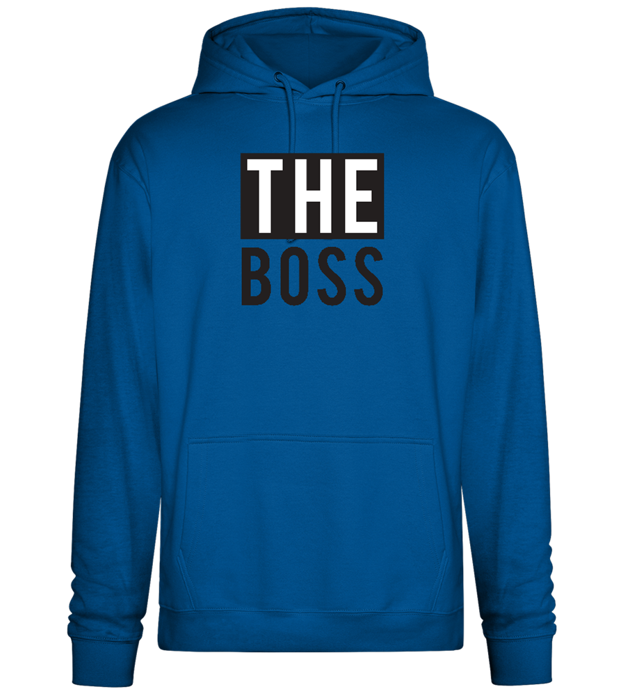 The Boss Design - Premium Essential Unisex Hoodie_ROYAL_front