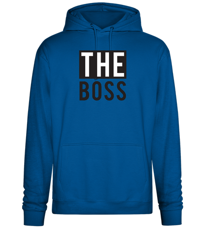 The Boss Design - Premium Essential Unisex Hoodie_ROYAL_front