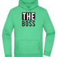 The Boss Design - Premium Essential Unisex Hoodie_SPRING GREEN_front
