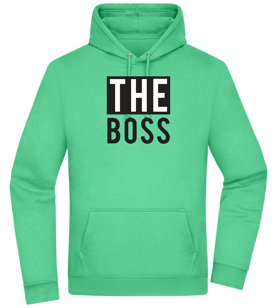 The Boss Design - Premium Essential Unisex Hoodie_SPRING GREEN_front