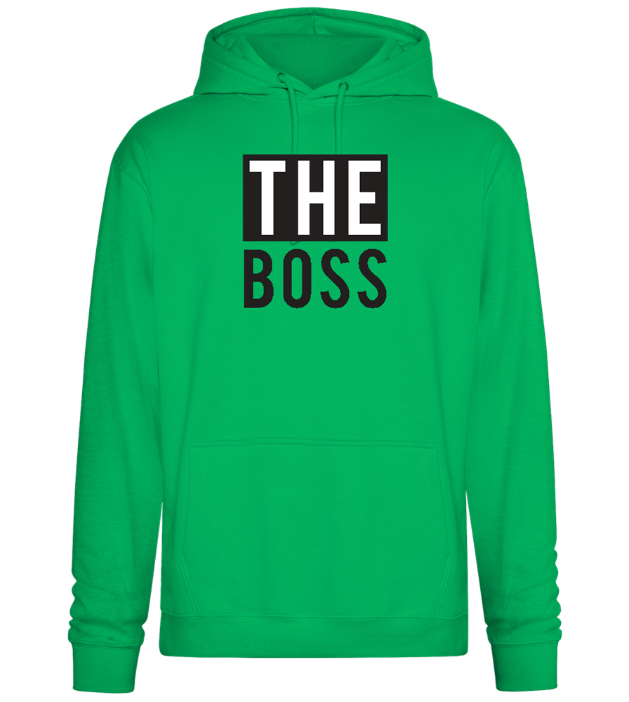 The Boss Design - Premium Essential Unisex Hoodie_SPRING GREEN_front