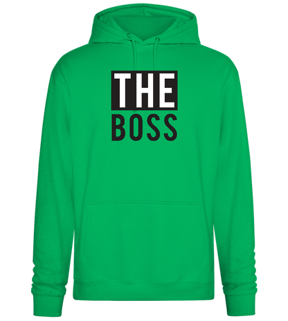 The Boss Design - Premium Essential Unisex Hoodie_SPRING GREEN_front