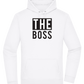 The Boss Design - Premium Essential Unisex Hoodie_WHITE_front